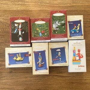 Hallmark Dr. Seuss Books Collectible Ornaments 1999 - 2006